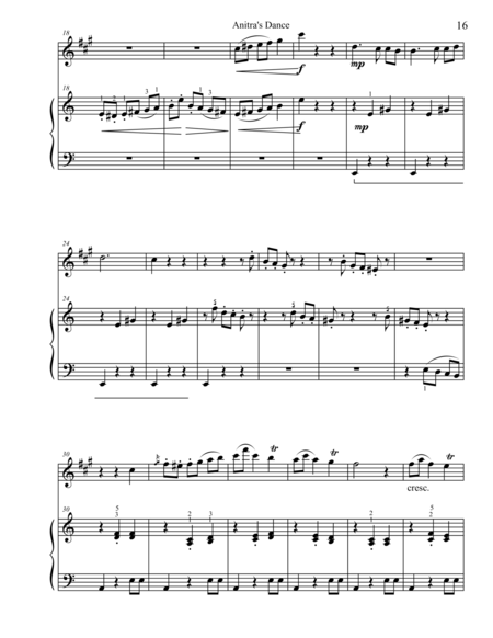 Classical Duets For Alto Saxophone Piano Anitras Dance Page 2