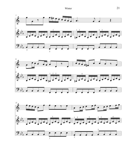 Classical Duets For Alto Saxophone Piano Winter From Vivaldis Four Seasons Page 2