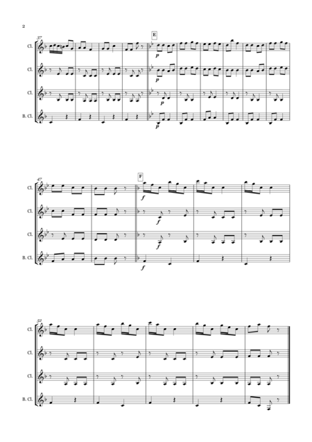 Coaxing Polka For Clarinet Quartet Page 2