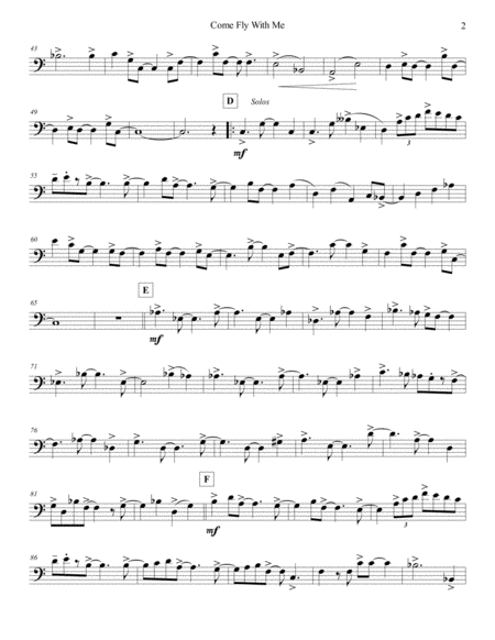 Come Fly With Me Strings Bass Page 2