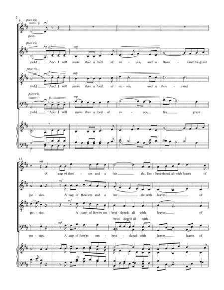 Come Live With Me And Be My Love Satb Acapella Choir Page 2