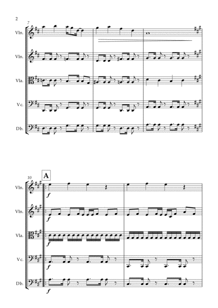 Come On Eileen For String Orchestra Score And Parts Page 2