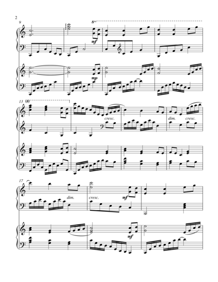 Come Thou Fount Of Every Blessing 2 Piano Duet Page 2