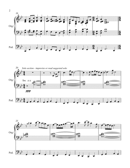 Come Thou Long Expected Jesus An Advent Organ Arrangement Page 2