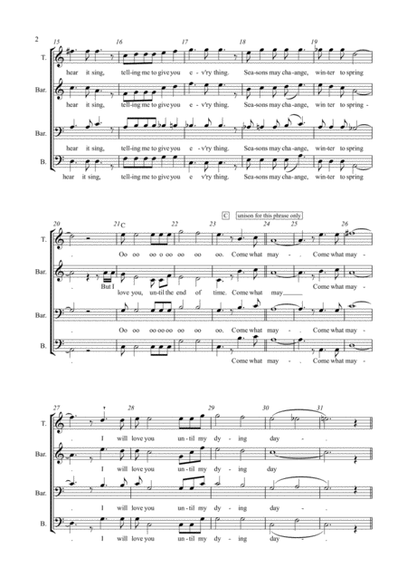 Come What May A Cappella Page 2