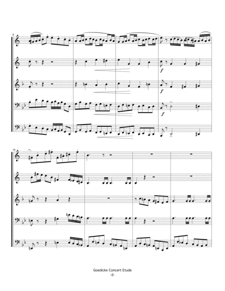 Concert Etude Op 49 For Solo Trumpet In Brass Quintet Page 2