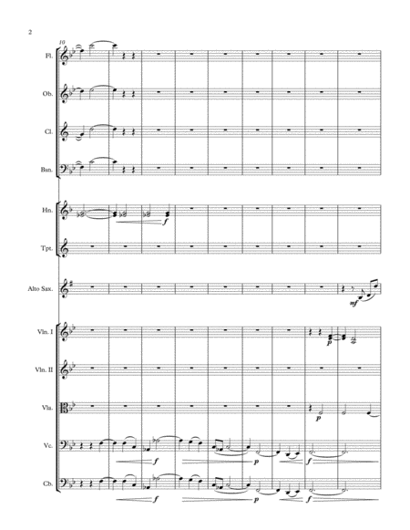 Concerto For Alto Sax Score And Parts Page 2