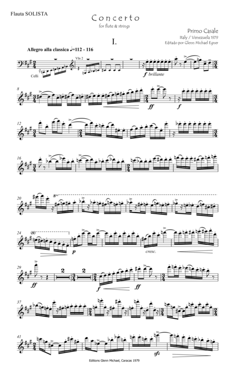 Concerto For Flute Strings Page 2