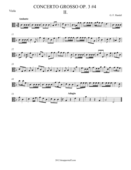 Concerto Grosso Op 3 4 Movement Ii Page 2