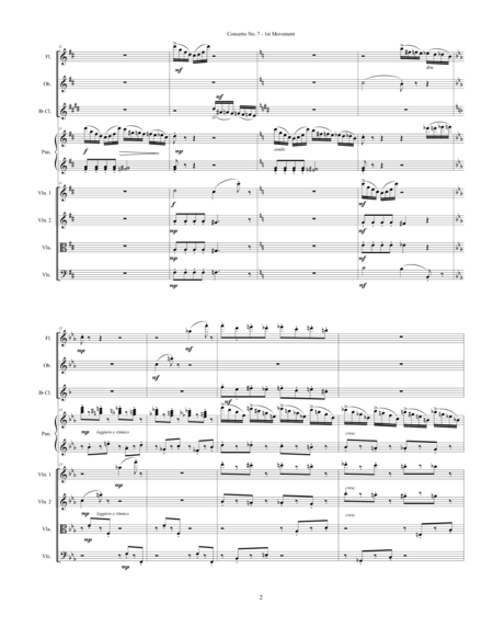 Concerto No 7 Anniversary Concerto Orchestra Score Page 2