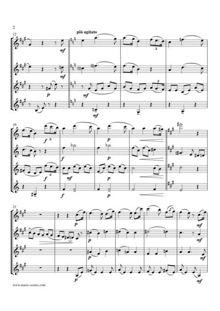 Consolation No 5 In E Major Violin Quartet Page 2