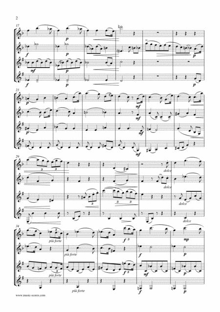 Consolation No 5 In E Major Wind Quartet Flute Oboe 2 Clarinet Page 2