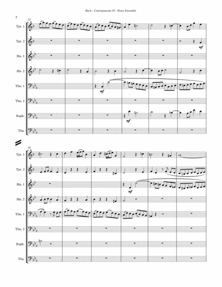 Contrapunctus Ix 9 For 8 Part Brass Ensemble Page 2