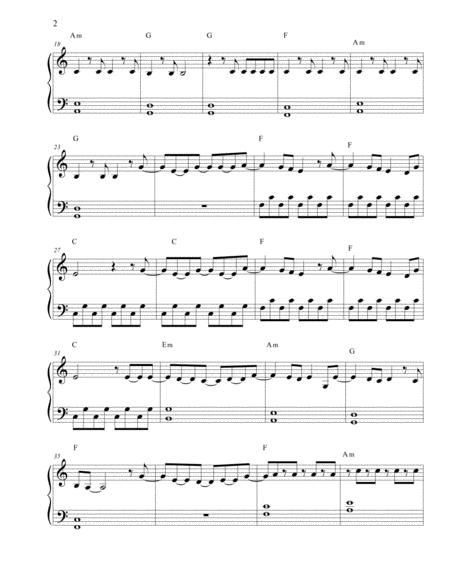 Control For King And Country Sheet Music Easy Piano Page 2