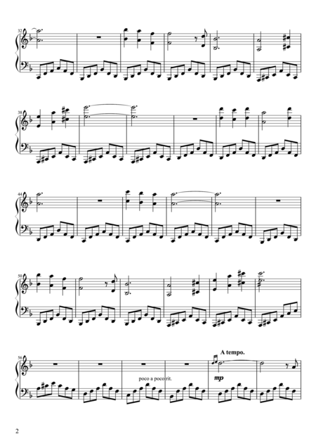 Cottrau L Addio A Napoli In B Flat Major For Voice And Piano Page 2