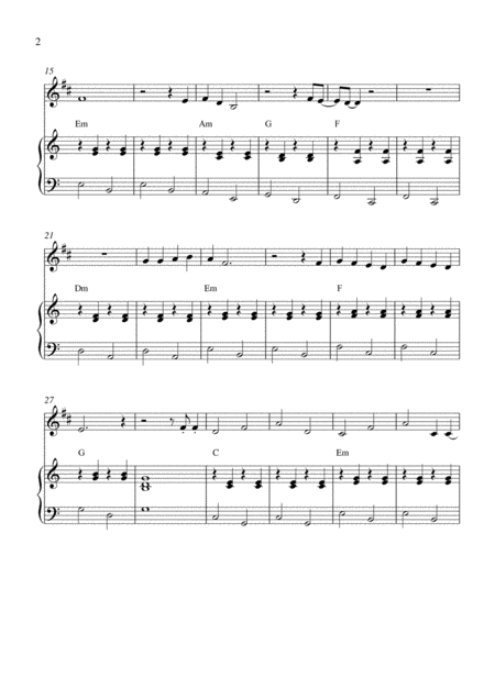 Count On Me Bb Trumpet Solo And Piano Accompaniment Page 2