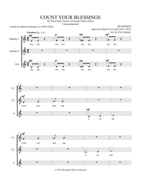 Count Your Blessings Ssa A Cappella Page 2