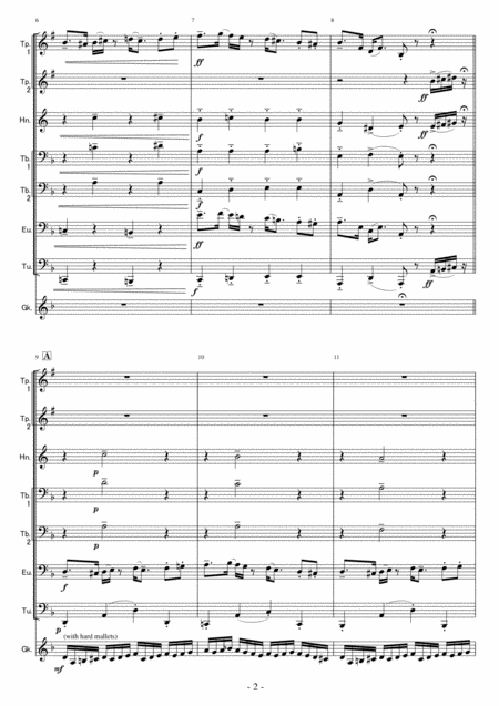 Courante From 5th Harpsichord Suite For Flute Backing Track Page 2