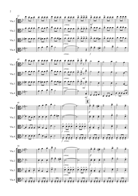 Coventry Carol For Viola Quartet Page 2
