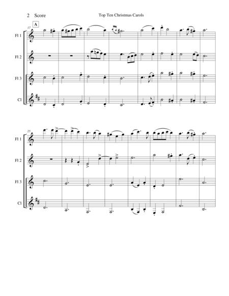 Coventry Carol For Woodwind Trio Page 2