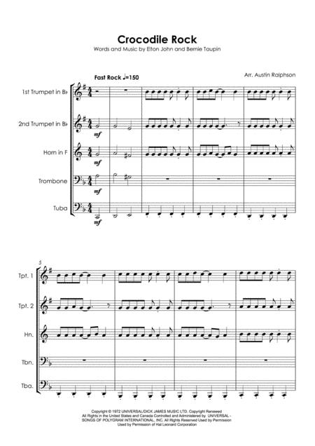 Crocodile Rock Brass Quintet Page 2