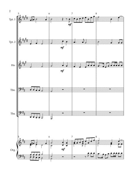 Cum Sancto Spiritu From Gloria For Brass Quintet Opt Accomp Page 2