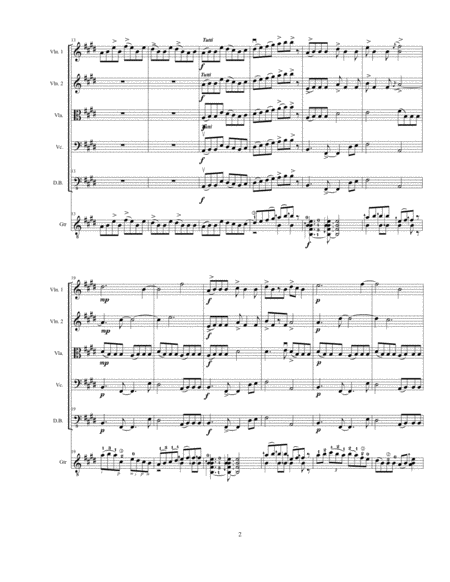 Cumberland Concerto For Guitar And Strings Page 2