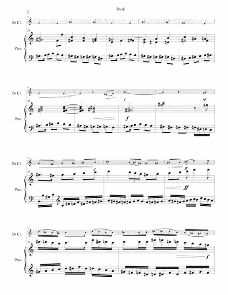 Czardas Saxophone Quartet Quintet Score Page 2