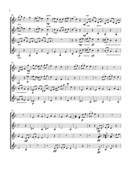 Czech Suite V Furiant Guitar Quartet Score And Parts Page 2