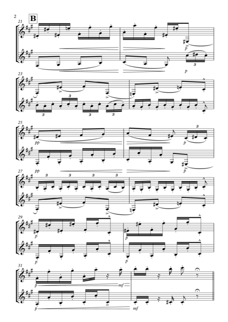Dance Of The Sugar Plum Fairy Clarinet Bass Clarinet Duet Page 2