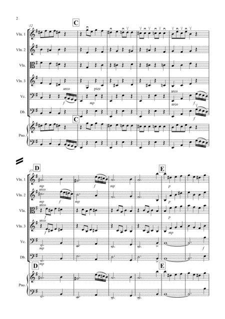 Dance Of The Sugar Plum Fairy Fantasia From Nutcracker For String Orchestra Page 2