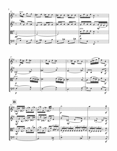 Dance Of The Sugar Plum Fairy From Nutcracker String Quartet Page 2