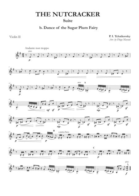 Dance Of The Sugar Plum Fairy From Nutcracker Suite For String Quartet Page 2