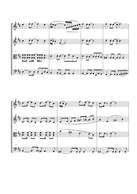 Dancing Queen By Abba For String Quartet Page 2