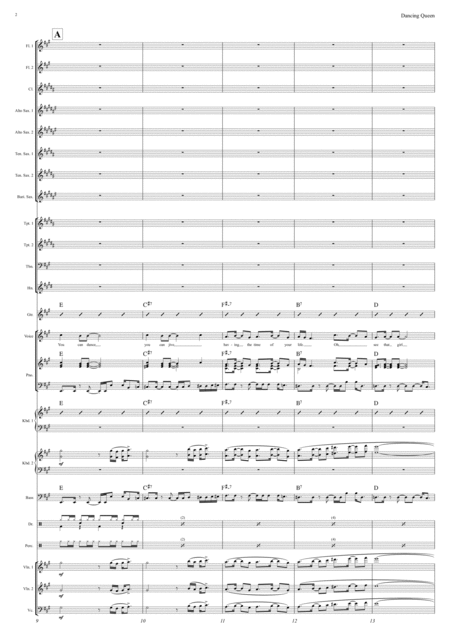 Dancing Queen Vocals With Small Pops Orchestra Page 2