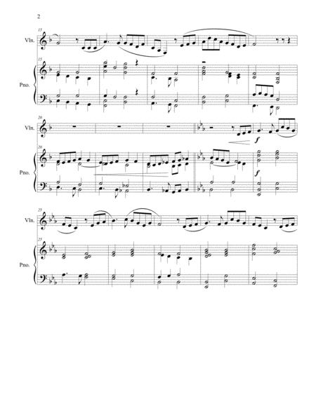 Danny Boy A Londonderry Air Arranged For Violin And Piano Page 2