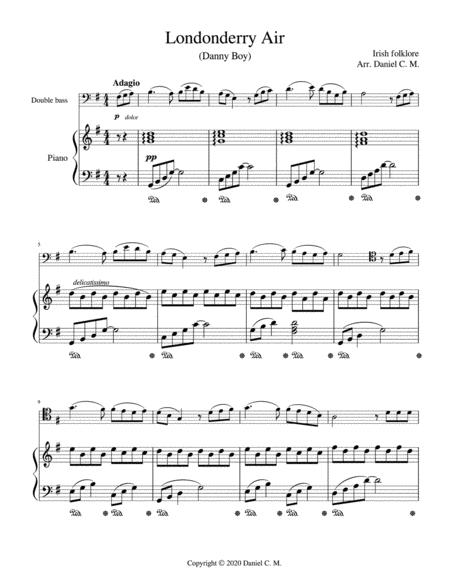 Danny Boy Double Bass And Piano Page 2