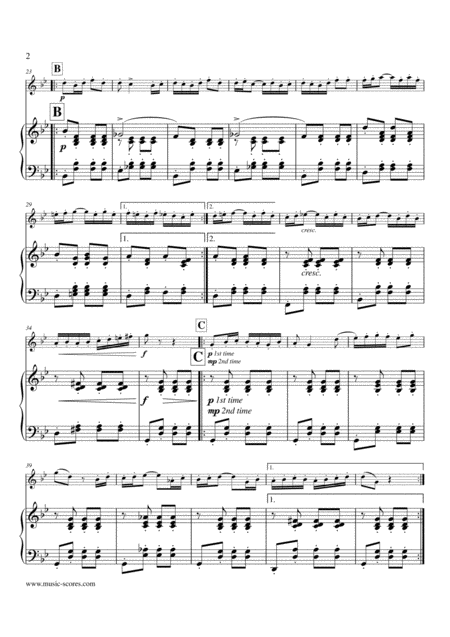 Danse Antique From Faust Flute And Piano Page 2