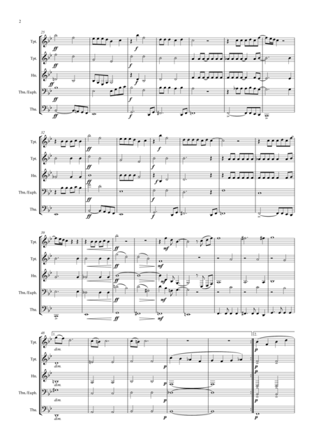 David Bowie Is There Life On Mars Brass Quintet Page 2