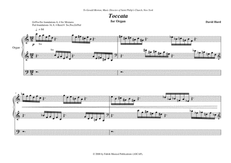 David Hurd Toccata For Organ Page 2