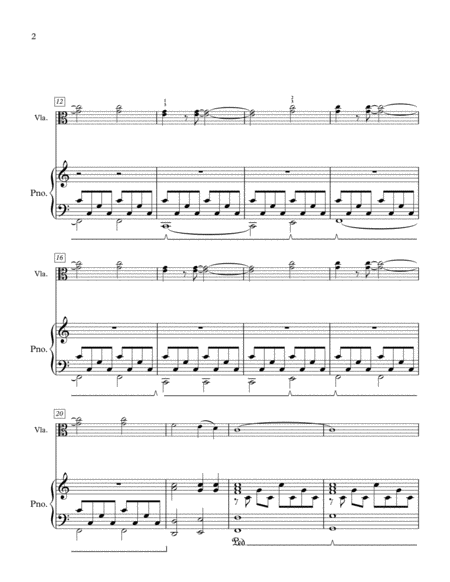 Days Of Thunder Main Title For Viola And Piano Page 2