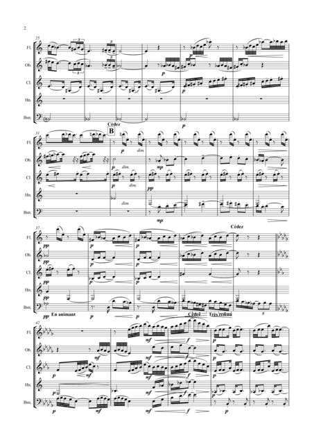 Debussy 4 Piano Preludes From Bk 1 Nos 2 Voiles 6 Des Pas Sur La Neige 8 La Fille Aux Cheveux De Lin 12 Minstrels Wind Quintet Page 2