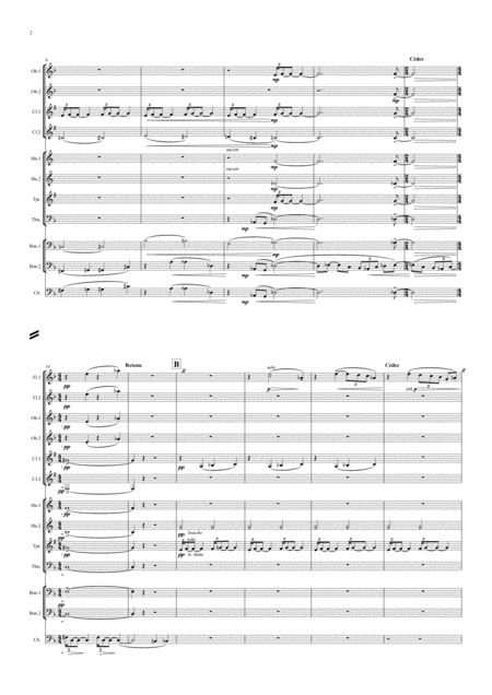 Debussy Arrangements Of Two Piano Preludes From Book 1 Nos Vi Des Pas Sur La Neige And Xii Minstrels Symphonic Wind Ensemble Page 2