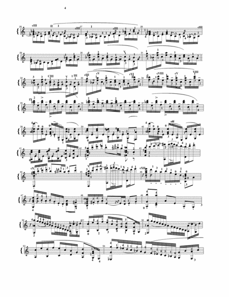 Debussy Minuet From Suite Bergamasque For Classical Guitar Page 2