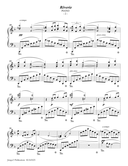 Debussy Reverie For Oboe Piano Page 2