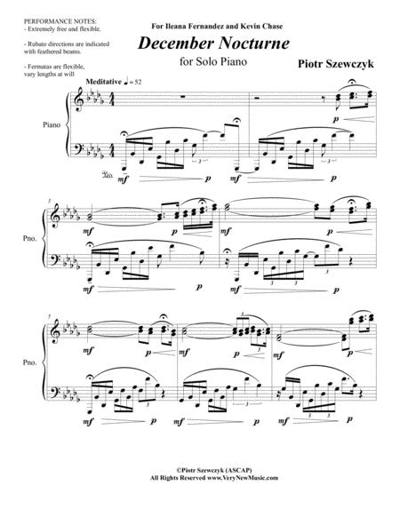 December Nocturne For Piano Page 2