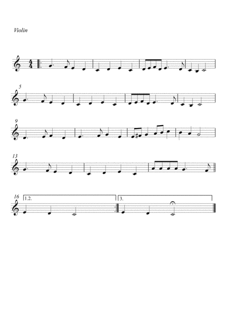 Deck The Hall Christmas Carol Violin Guitar Duet Page 2