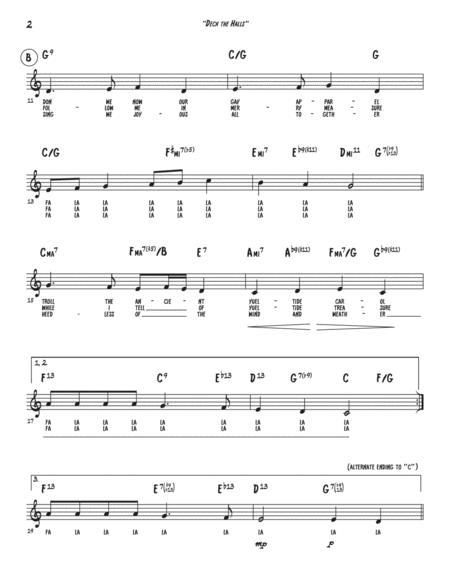 Deck The Halls Vocal Piano C Major Page 2