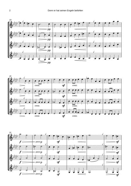 Denn Er Hat Seinen Engeln Befohlen Felix Mendelssohn Bartholdy Page 2