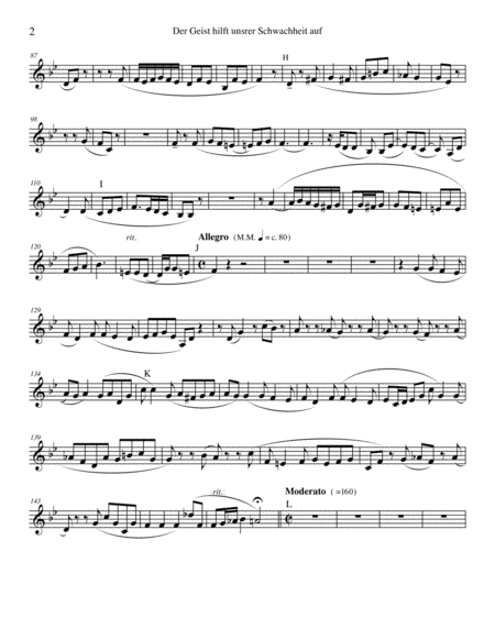 Der Geist 4th Violin Part Page 2